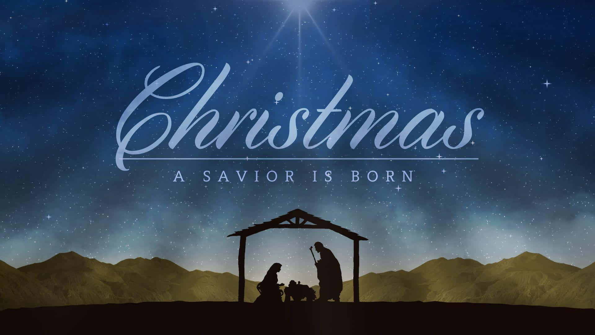 Christmas Nativity Savior Wallpaper