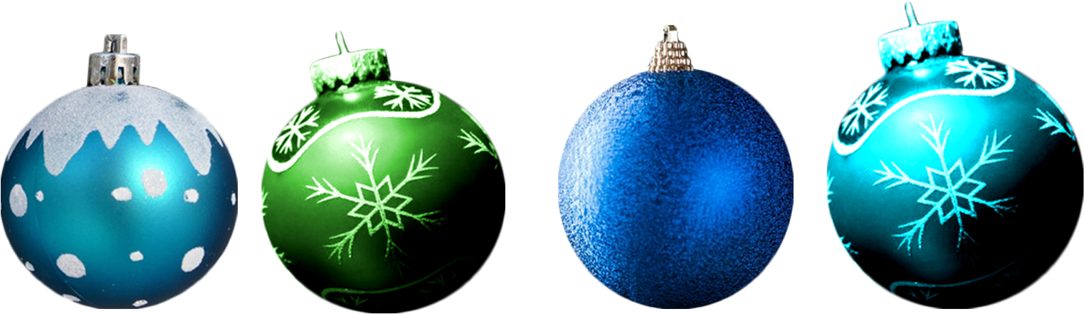 Christmas Ornaments Collection PNG