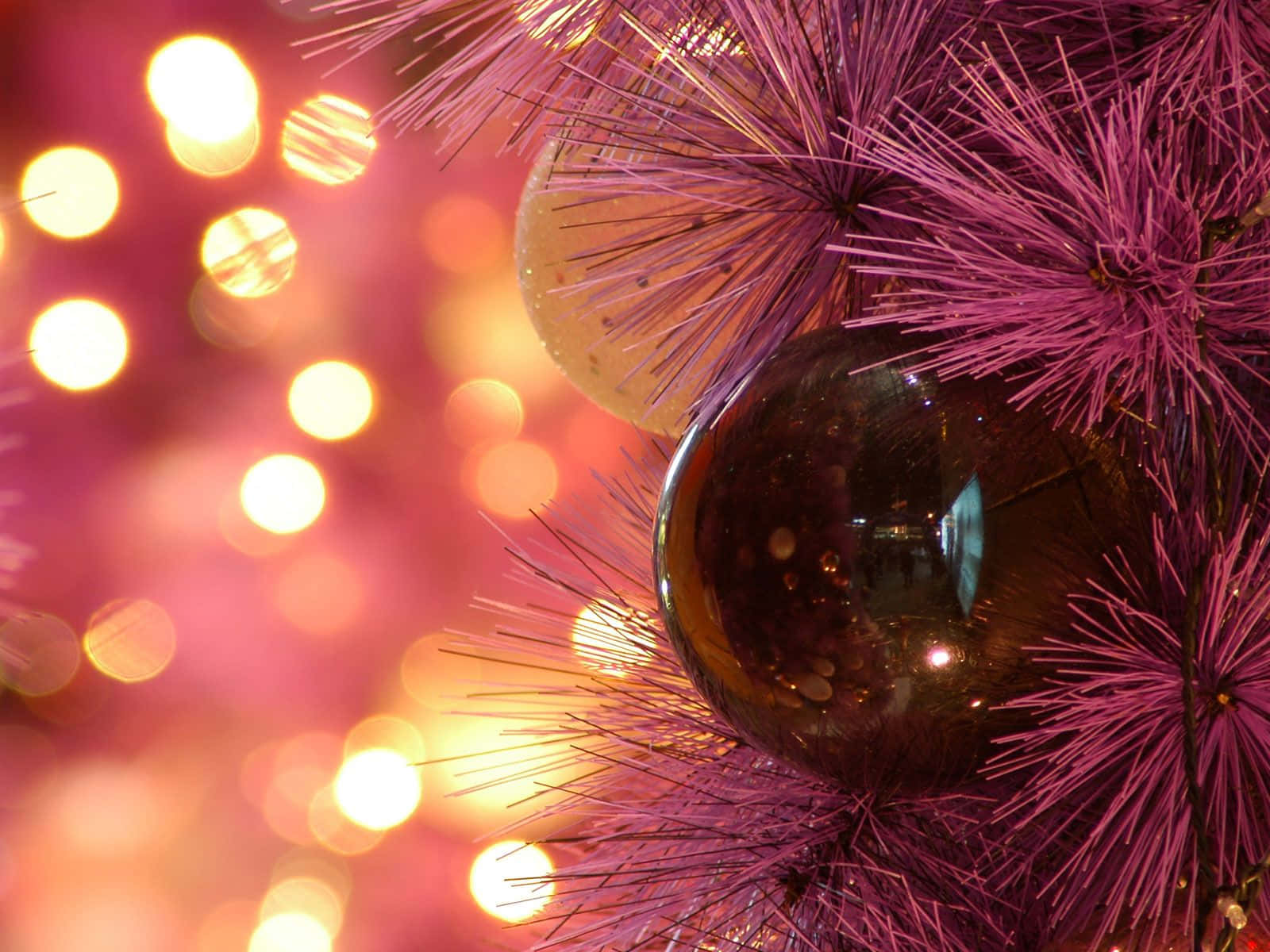 Metallic Christmas Ornaments Picture