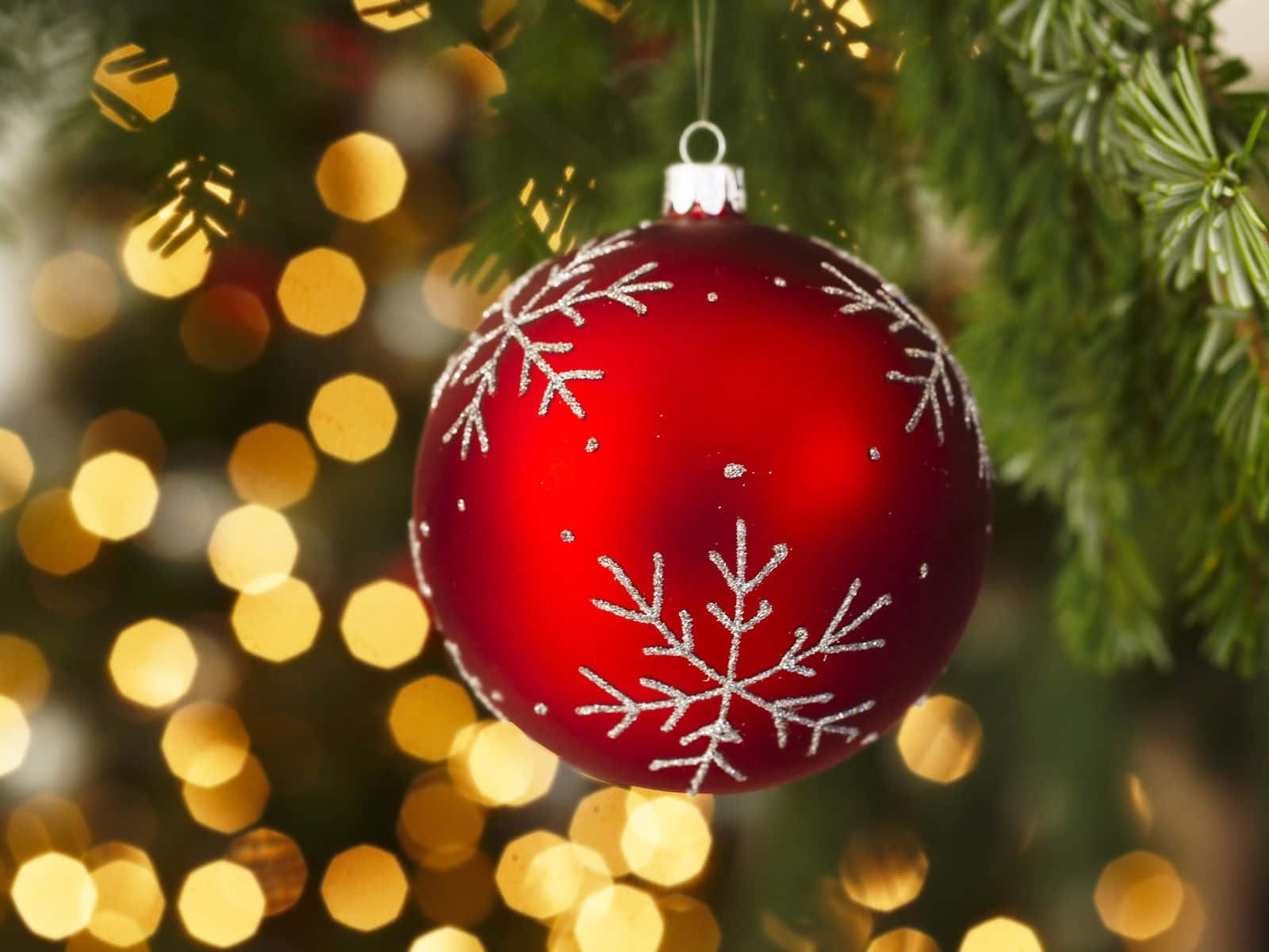 Christmas Red Ball Ornaments Picture
