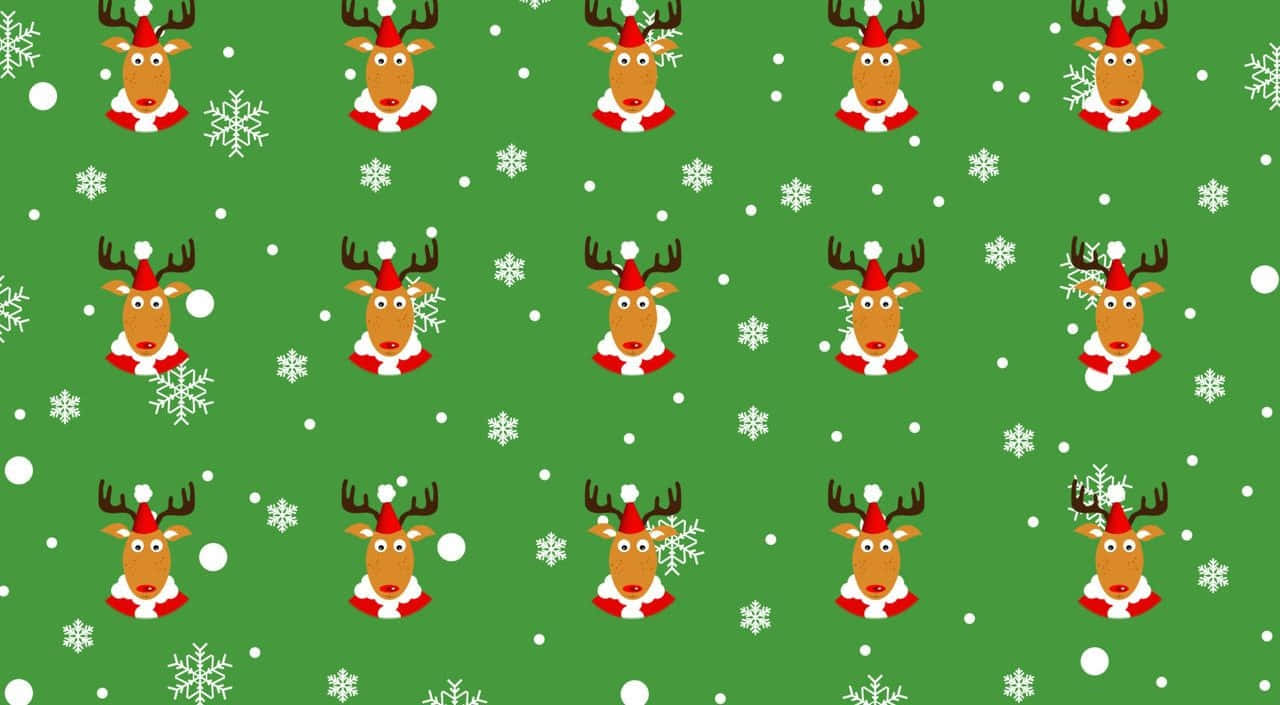Christmas Pattern 1280 X 705 Background