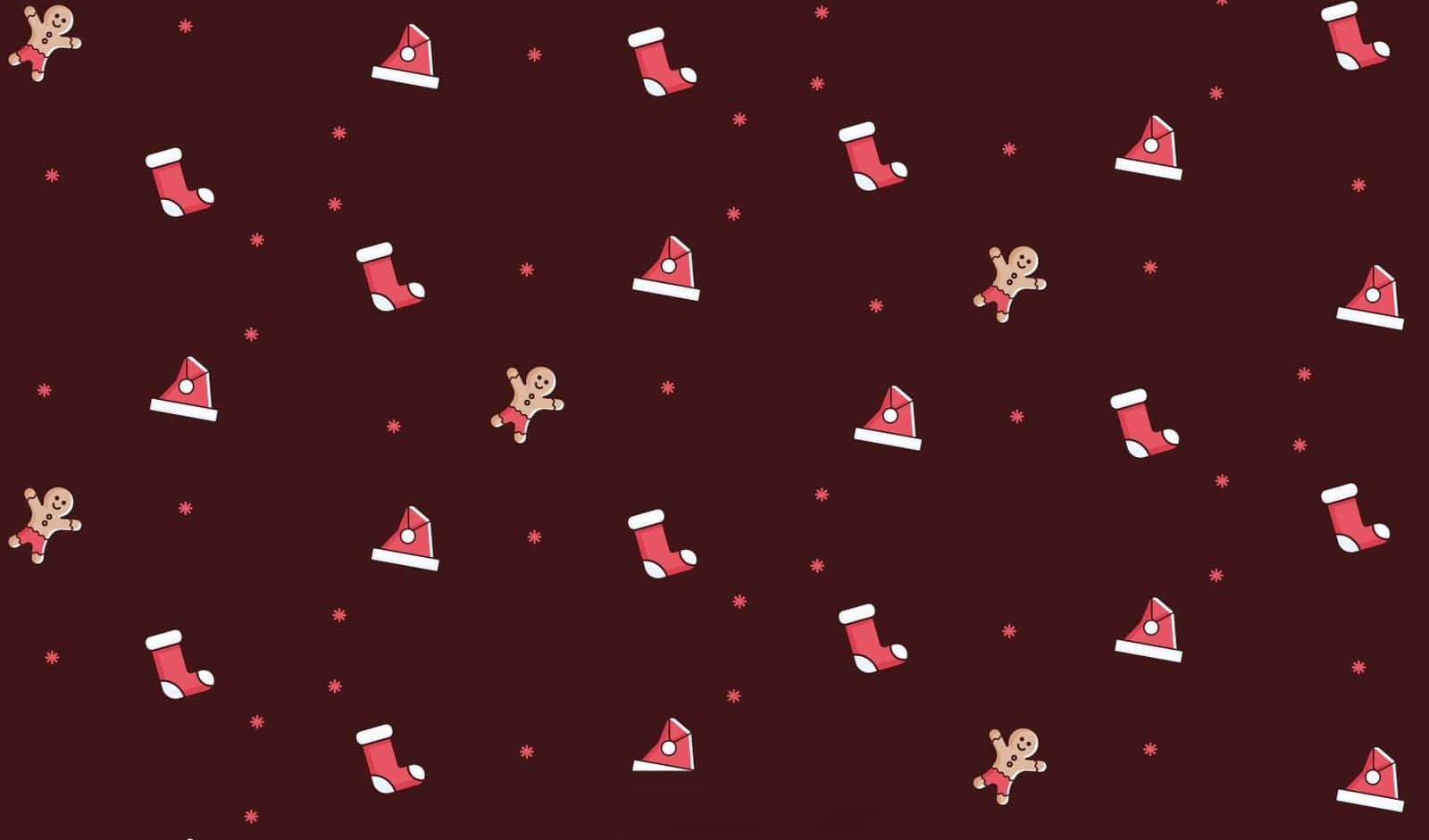 Christmas Pattern Design Wallpaper