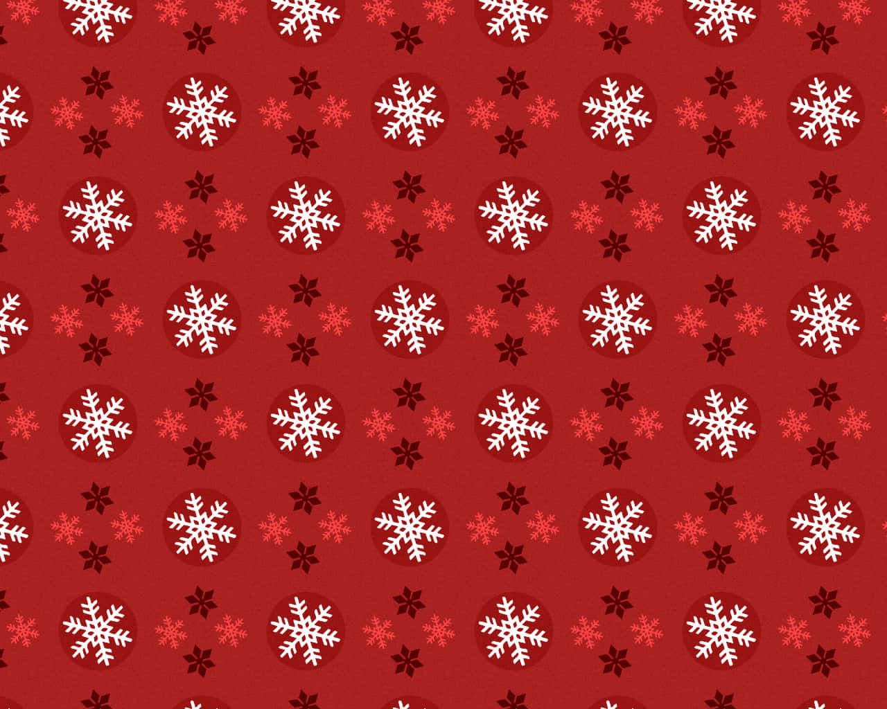 Wintry Christmas Pattern – A Magical Holiday Scene Wallpaper
