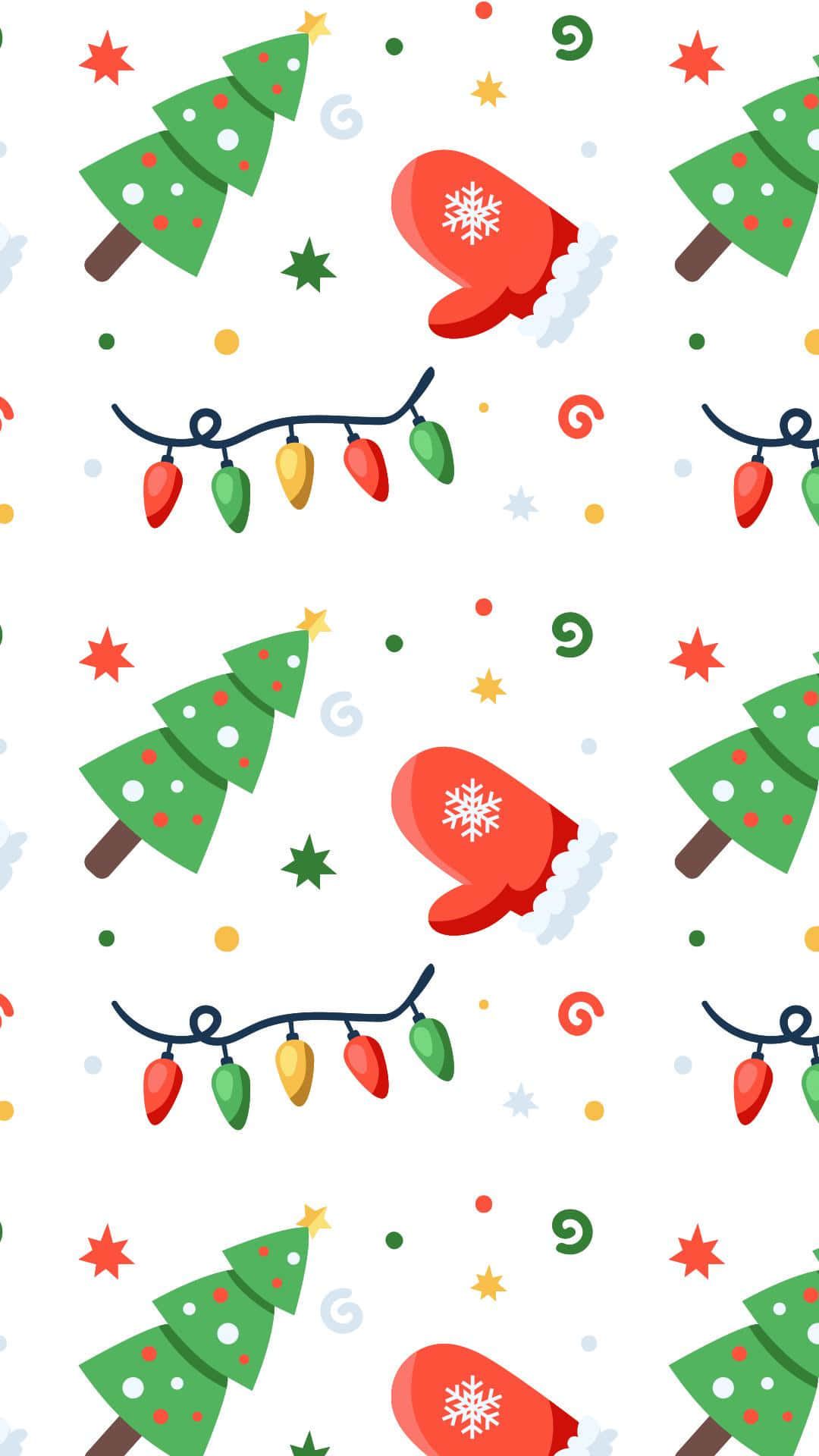 Cute Christmas Pattern Wallpaper