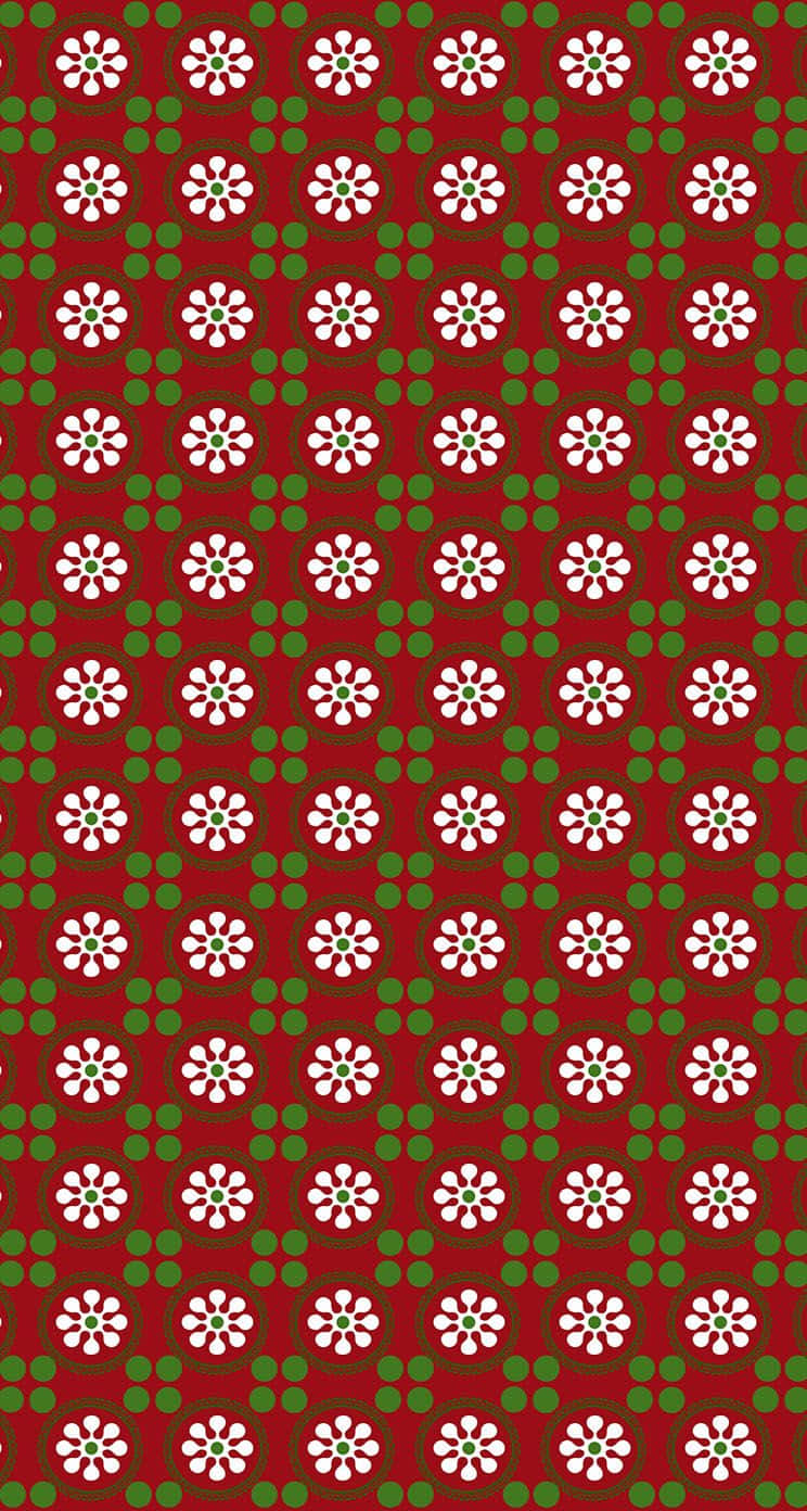 Christmas Snowflake Pattern Wallpaper