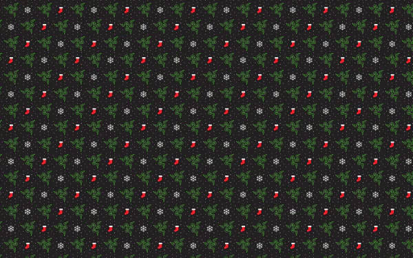 Christmas Patterns Razer 4k Wallpaper