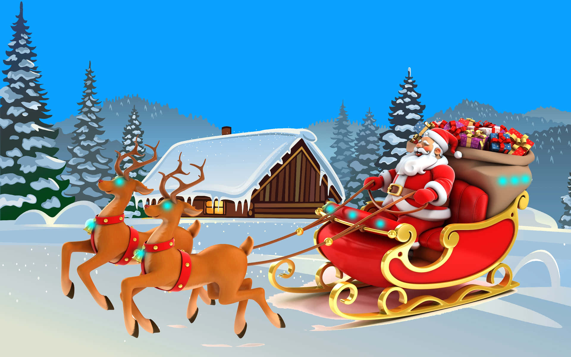 Christmas is a time for celebration and fun, find it on your PC! Wallpaper