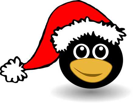 Christmas Penguin Cartoon PNG