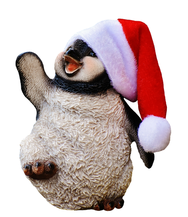 Christmas Penguin Celebration.png PNG