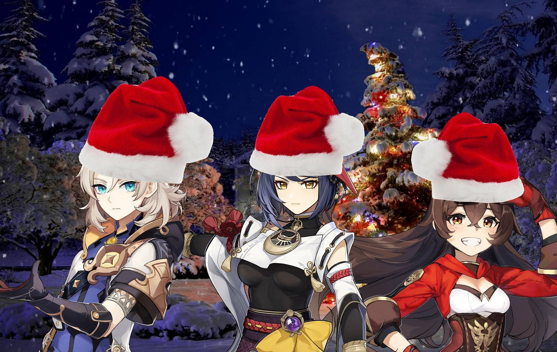 Christmas PFP Anime Characters Wallpaper