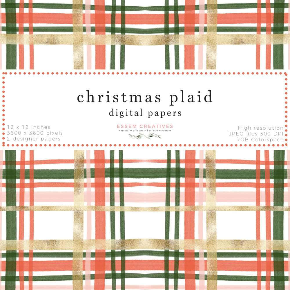 'Spread the Christmas Cheer with this Lovely Christmas Plaid!'