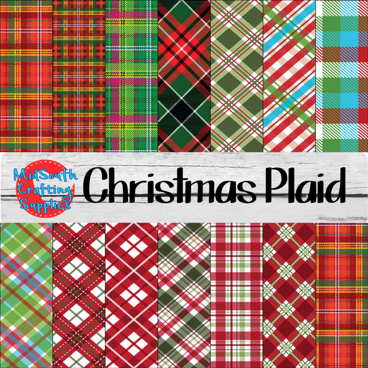 Delight in the warm embrace of Christmas plaid