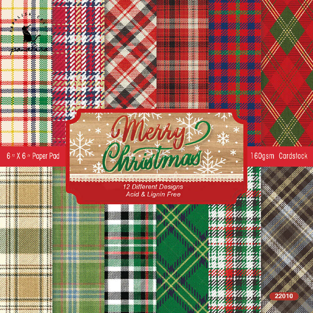 Have yourself a merry little Christmas with this festive plaid background!