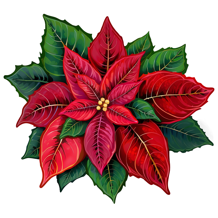 Christmas Poinsettia Flower Png 66 PNG