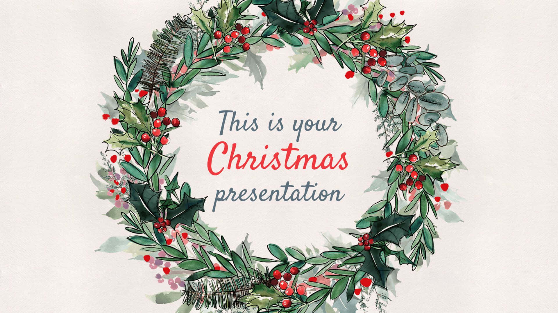 A Festive Christmas Powerpoint Background
