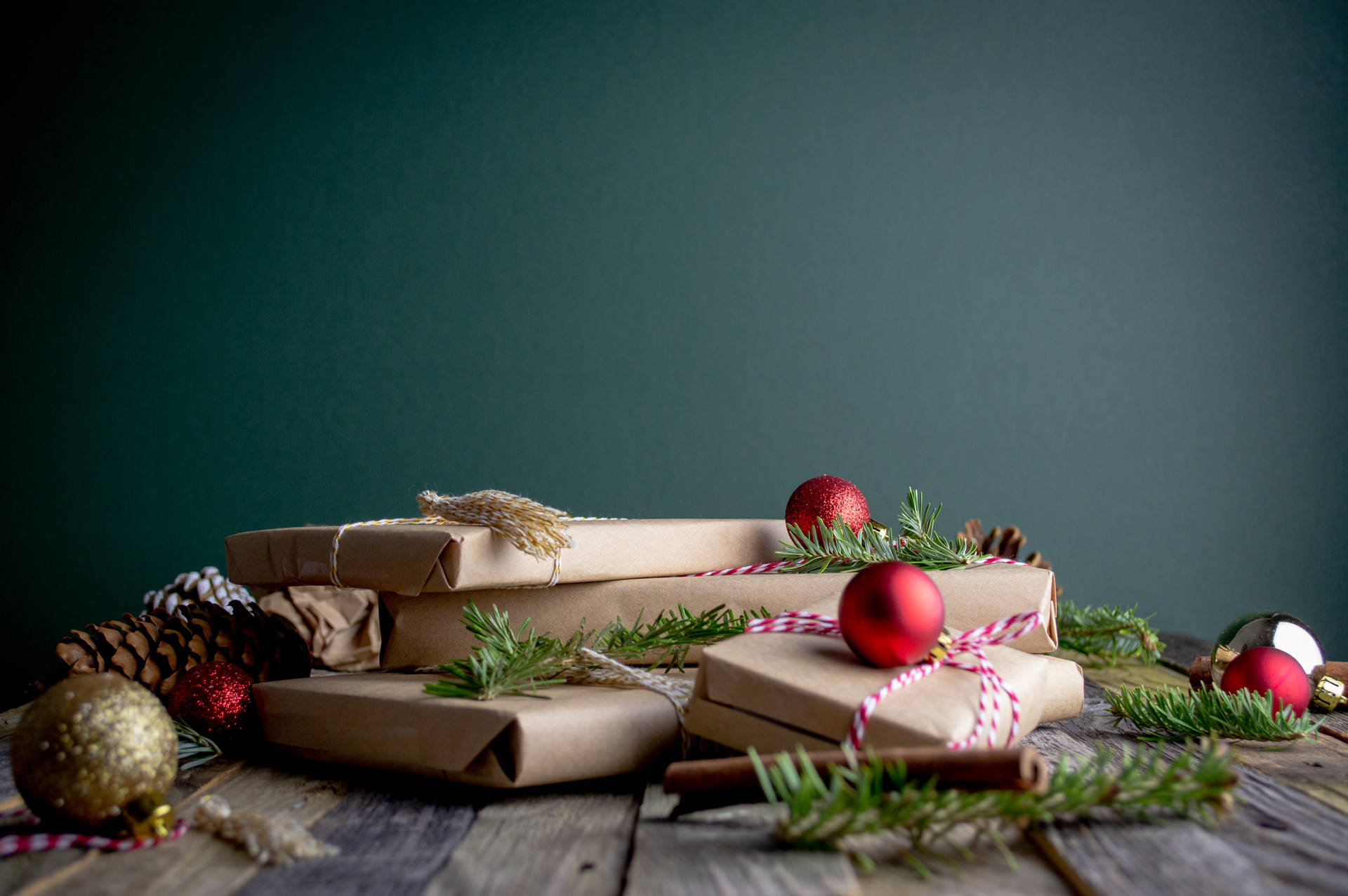 Christmas Presents Photography Background