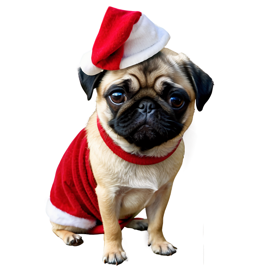 Christmas Pug Png 77 PNG