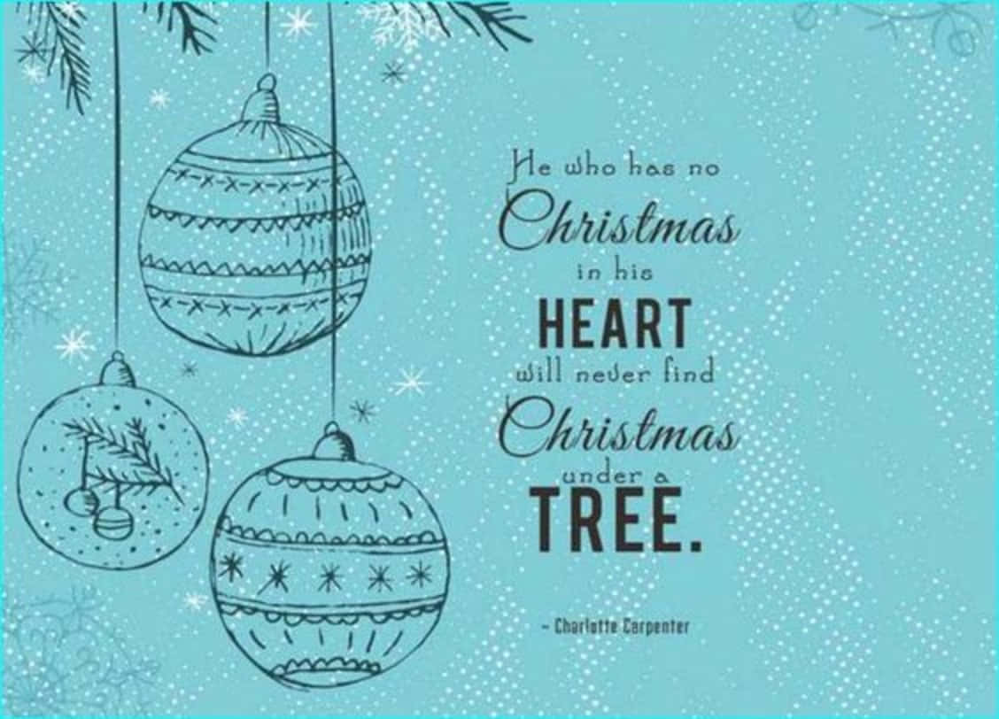 Christmas Quote Heart Wallpaper