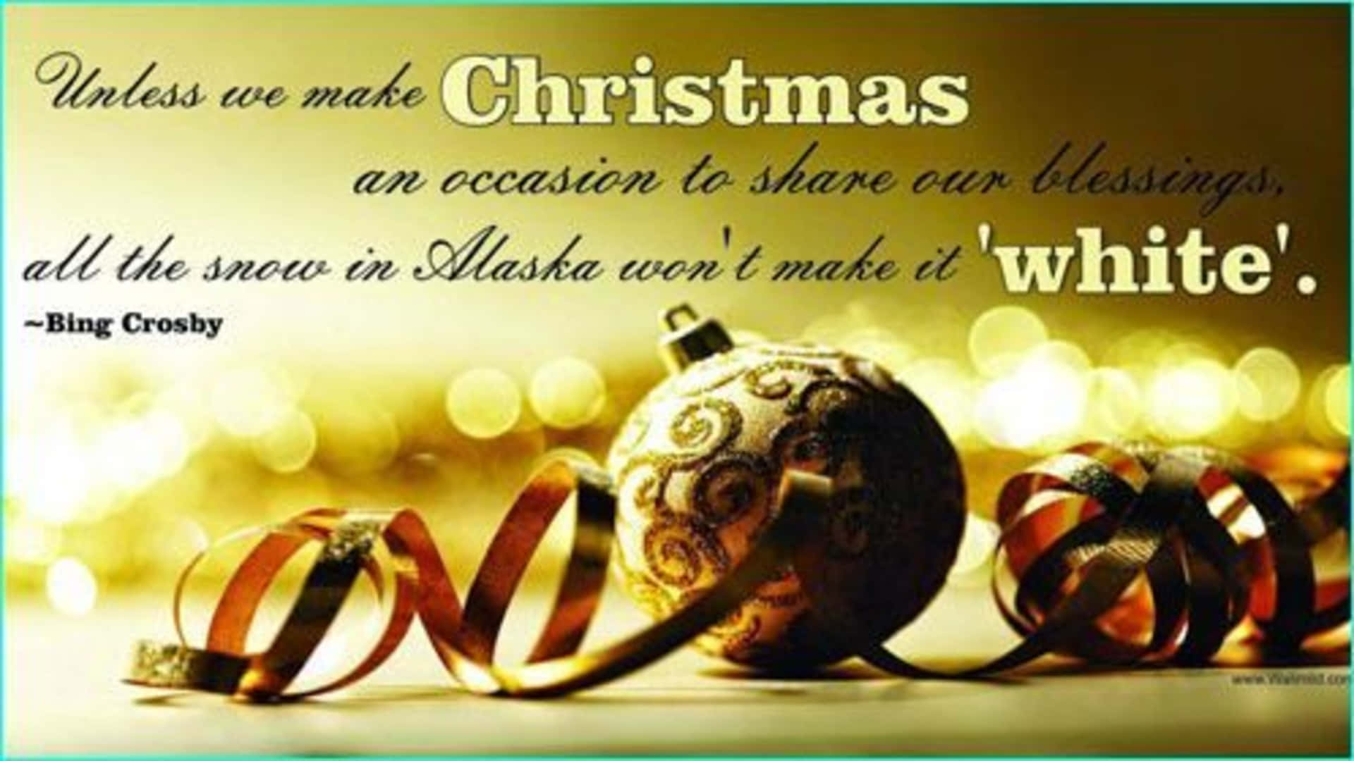 Christmas Quote Singer Wallpaper