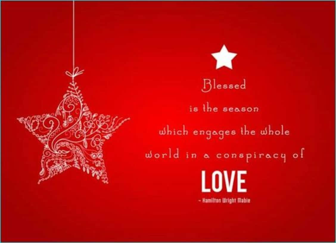 Christmas Quote Love Wallpaper