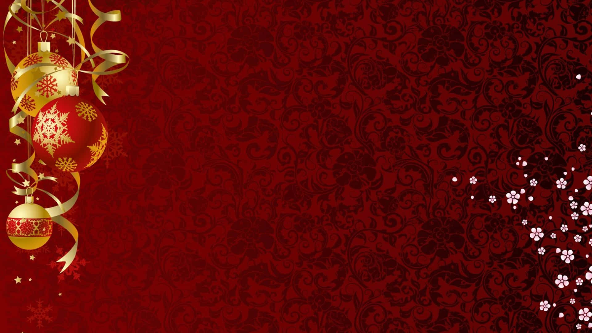 Celebrate Christmas in Style with this Fantastic Red Background