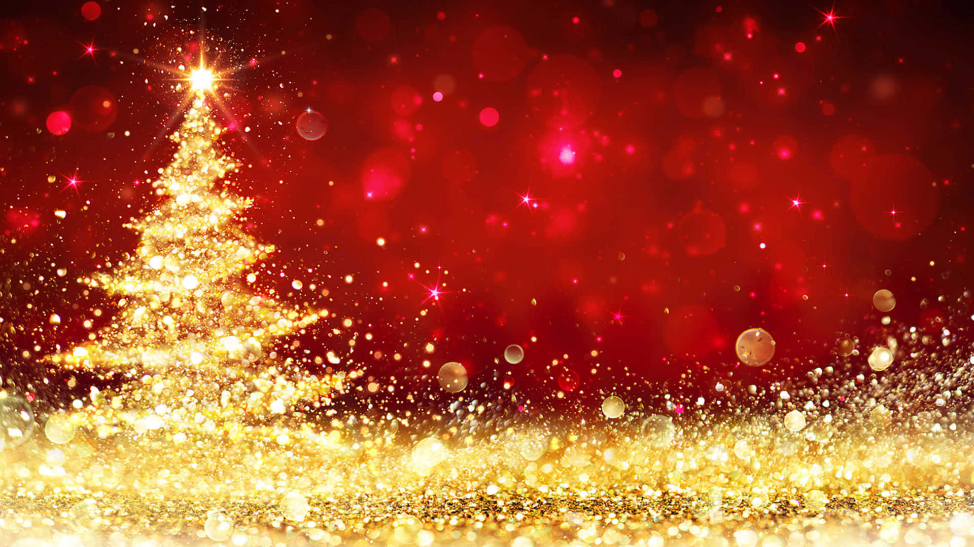 Get ready for Christmas with a festive red background