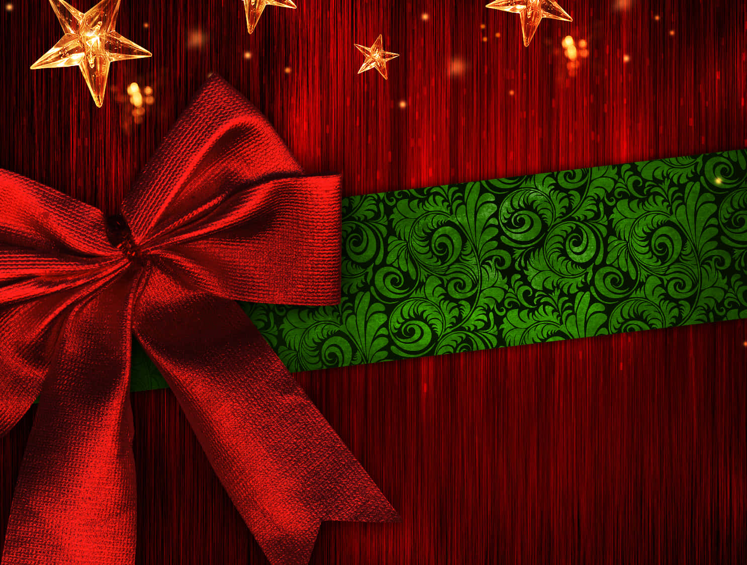 Add a splash of holiday cheer with a Christmas red background!