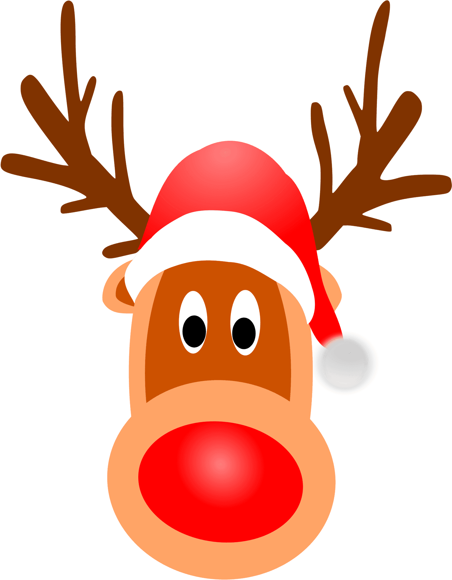 Christmas Reindeer Cartoon PNG