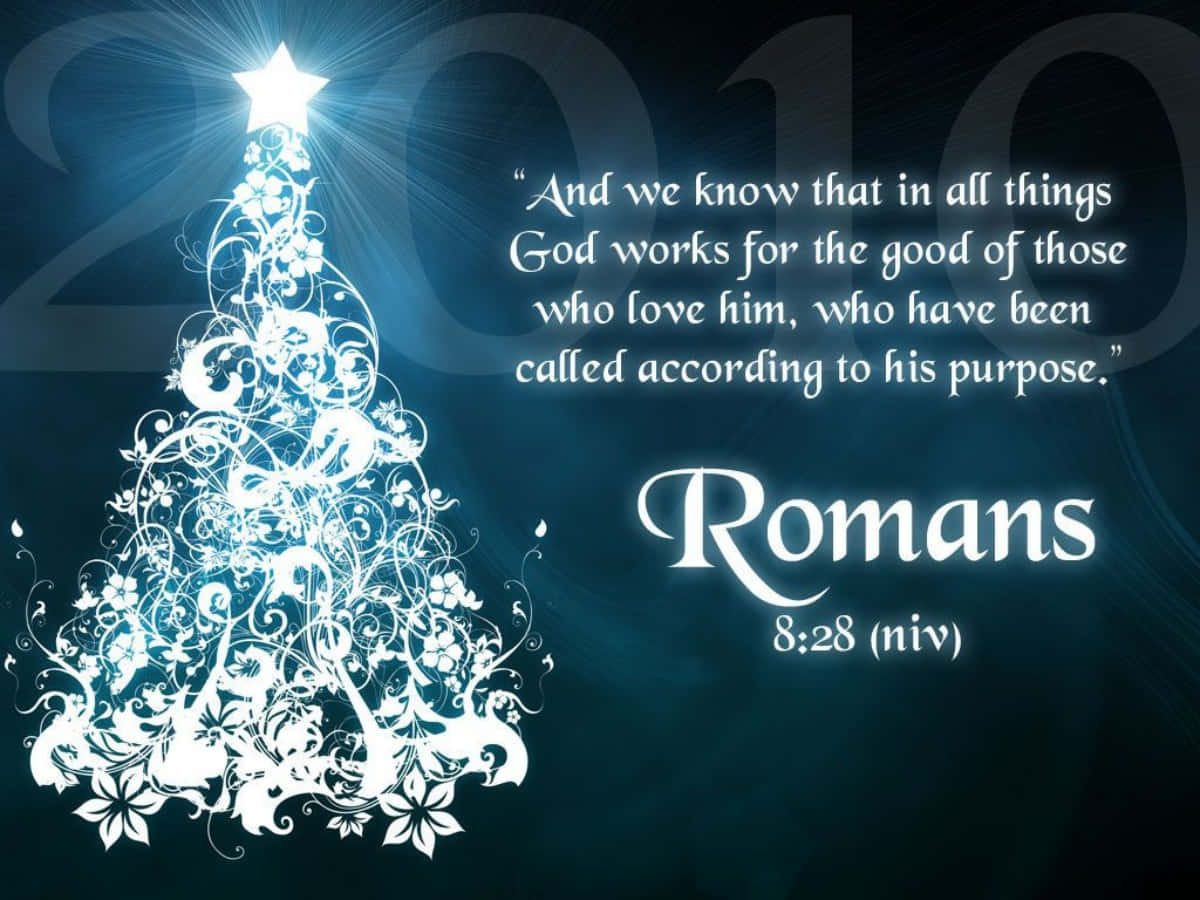 "Let us Rejoice in the Joy of Hope this Christmas" Wallpaper