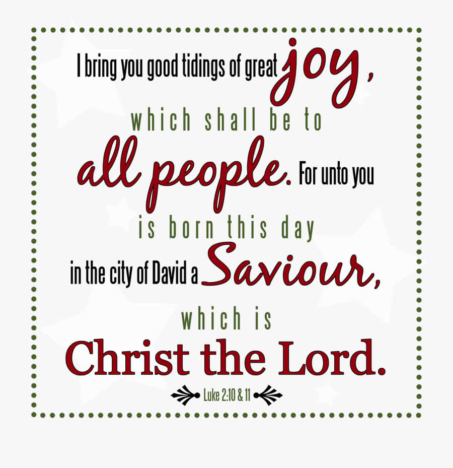 Fejre Guds kærlighed i jul med hans Ord. Wallpaper