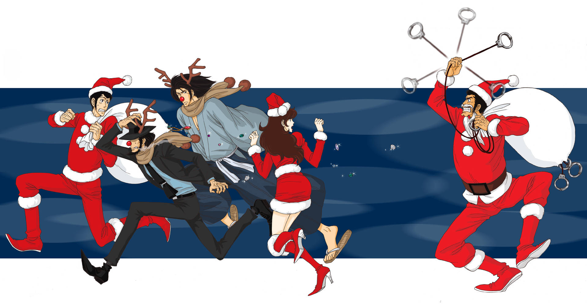 Christmas Special Lupin The Third Wallpaper