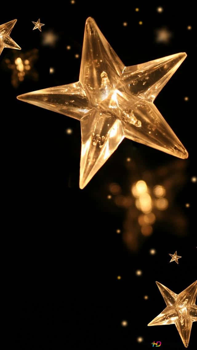 Lyse op dine juleferier med den magiske glimt af en stjerne. Wallpaper