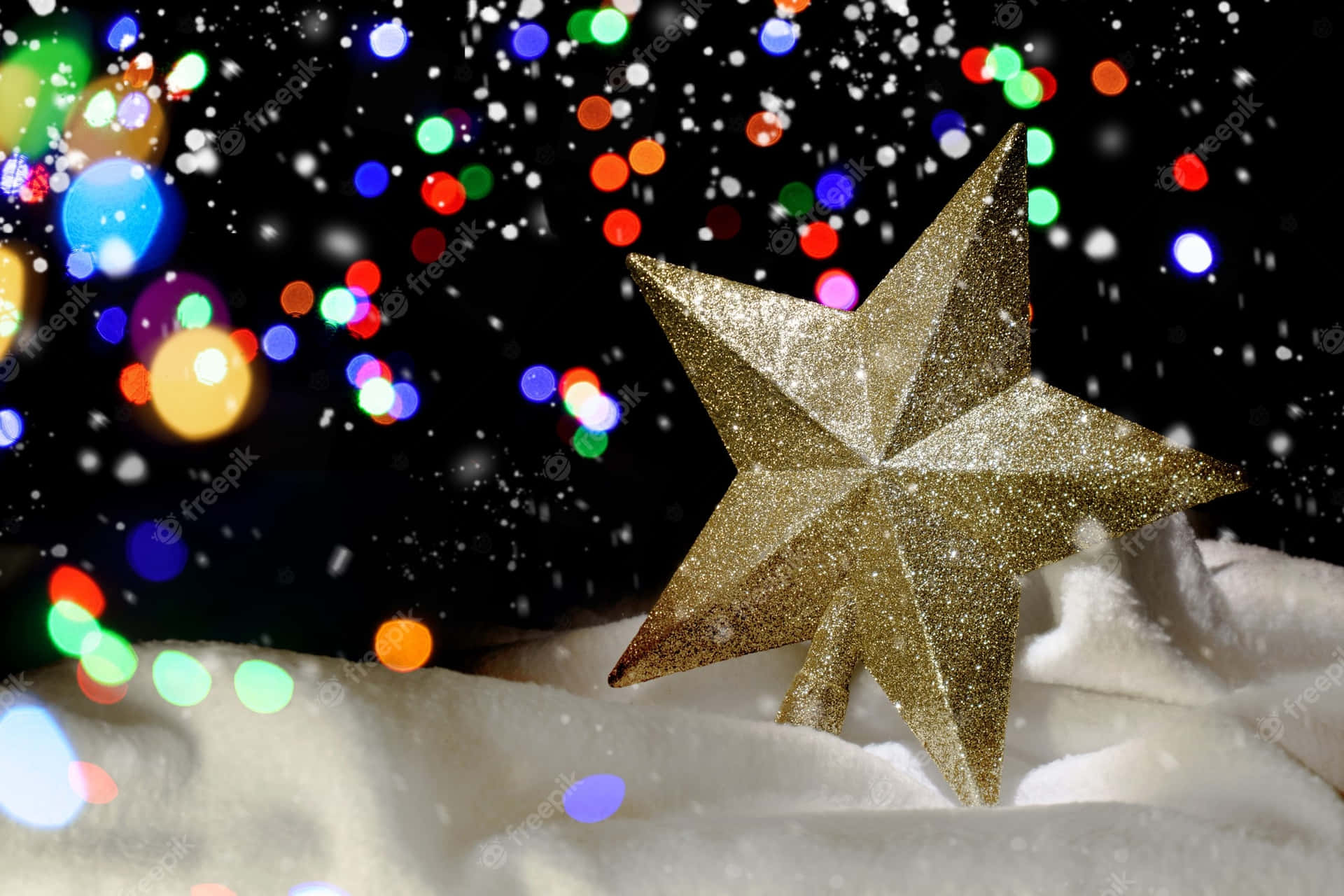 Follow The Christmas Star To Unwrap Joy Wallpaper