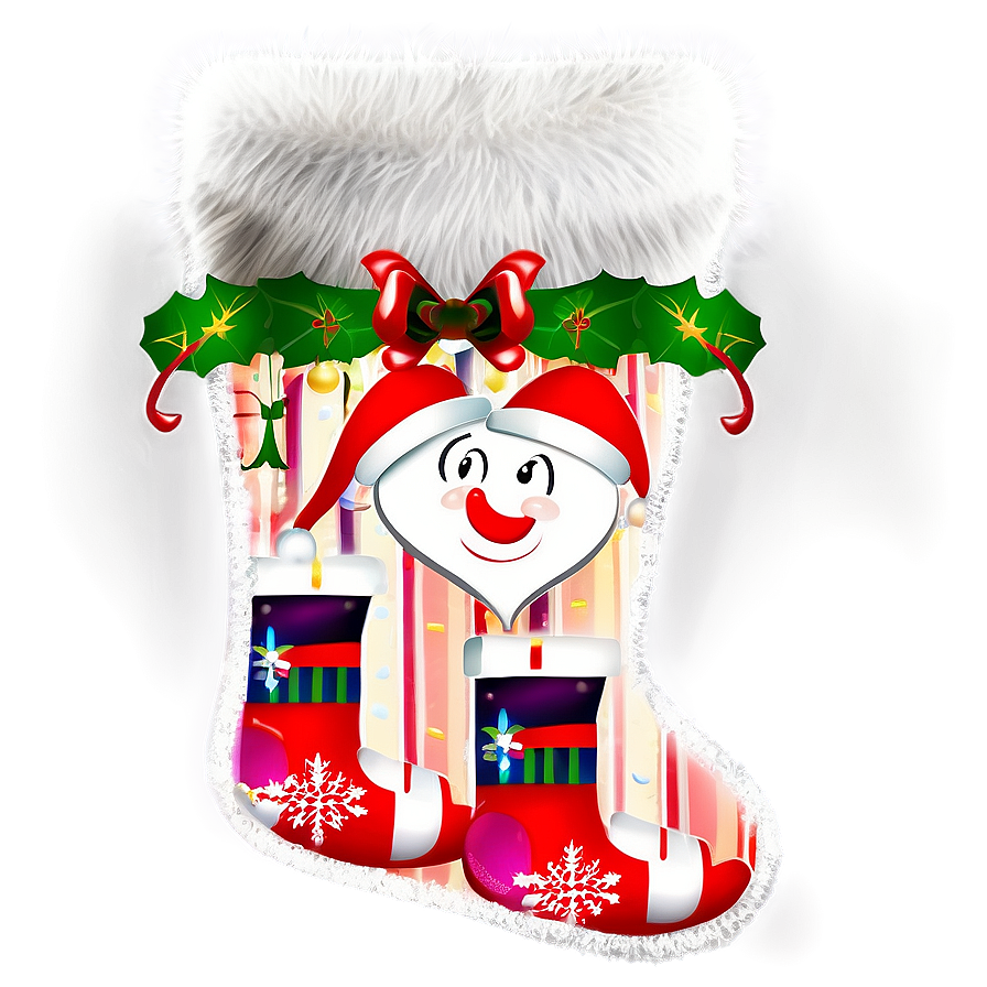 Christmas Stocking C PNG