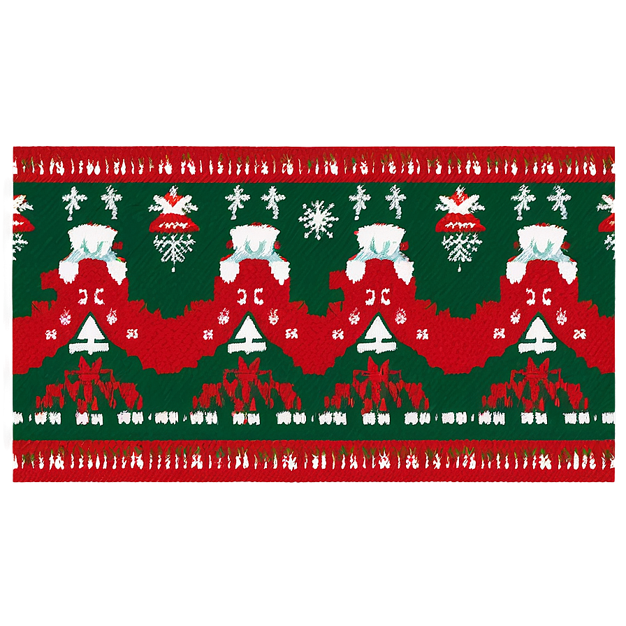 Christmas Sweater Pattern Png 05032024 PNG