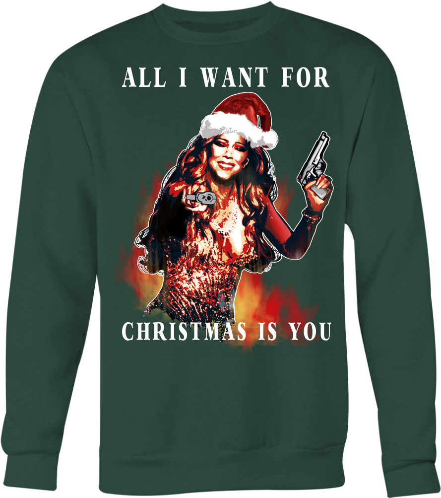 Christmas Sweatshirt Parody Design PNG