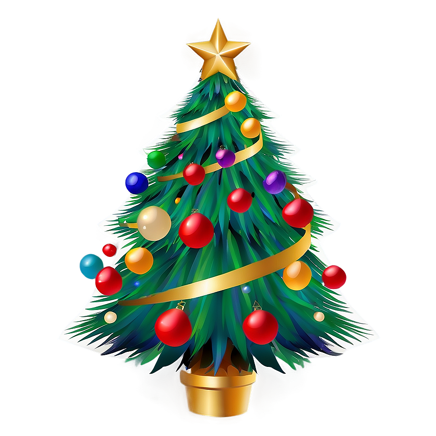 Christmas Tree Background Png 04292024 PNG