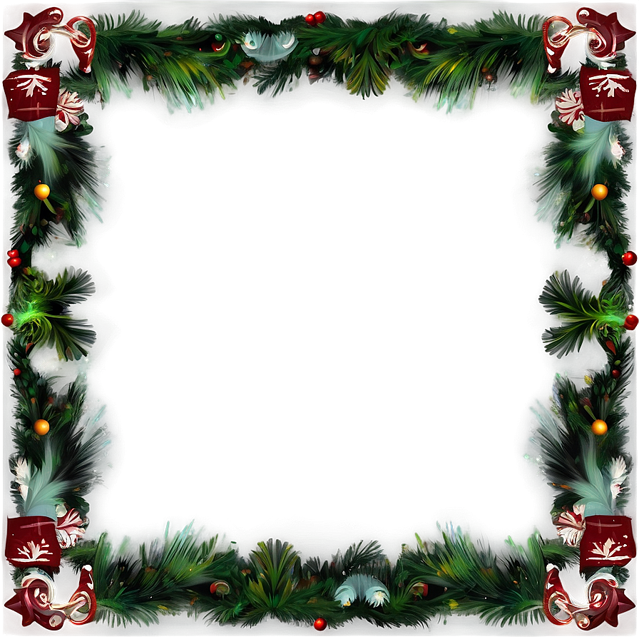 Download Christmas Tree Frame Png Kpi | Wallpapers.com