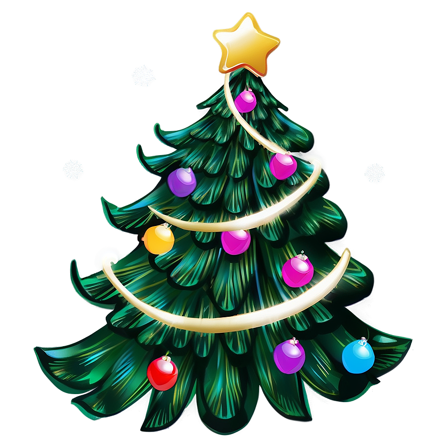 Christmas Tree Merry Wishes Png 05032024 PNG