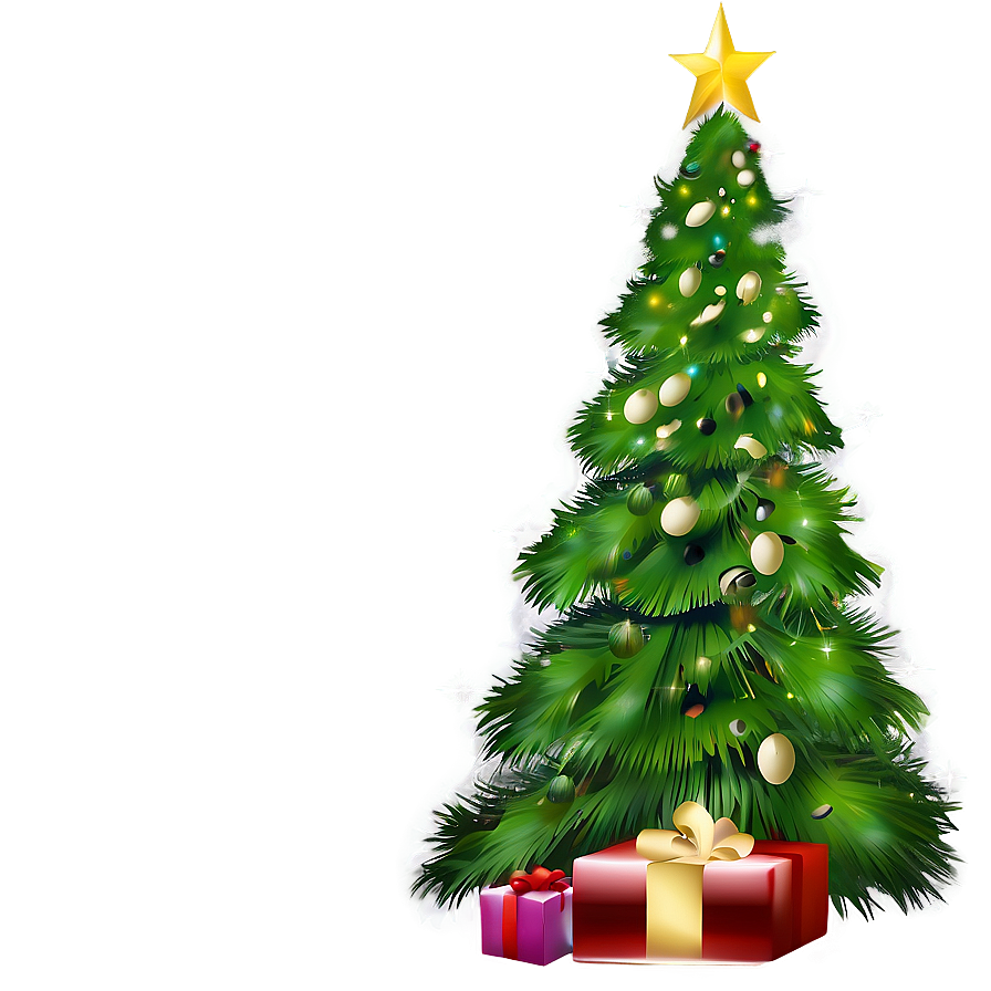 Christmas Tree Outline Png 6 PNG