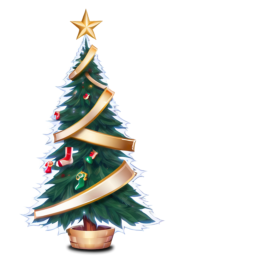 Christmas Tree Outline Png Eyi25 PNG