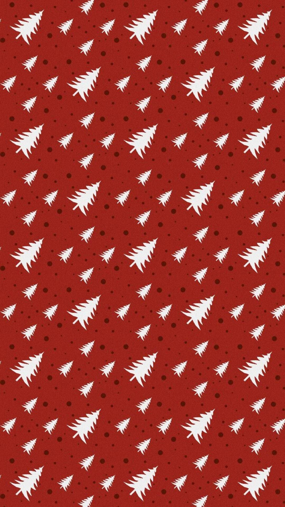 Christmas Tree Pattern Background Wallpaper