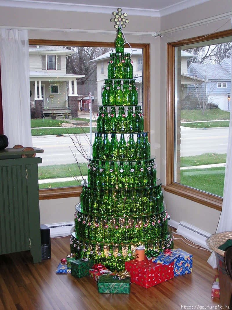 Bottle Christmas Tree Picture