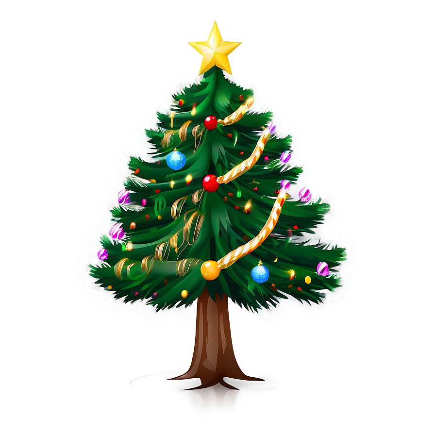 Christmas Tree Silhouette Png 04292024 PNG