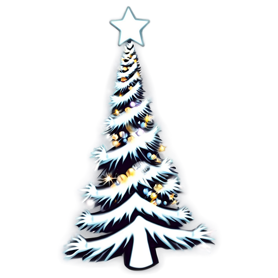 Christmas Tree Silhouette Png 04292024 PNG