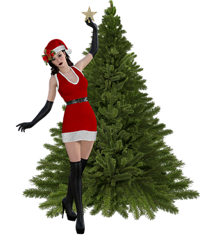 Christmas Tree Topper Animation PNG