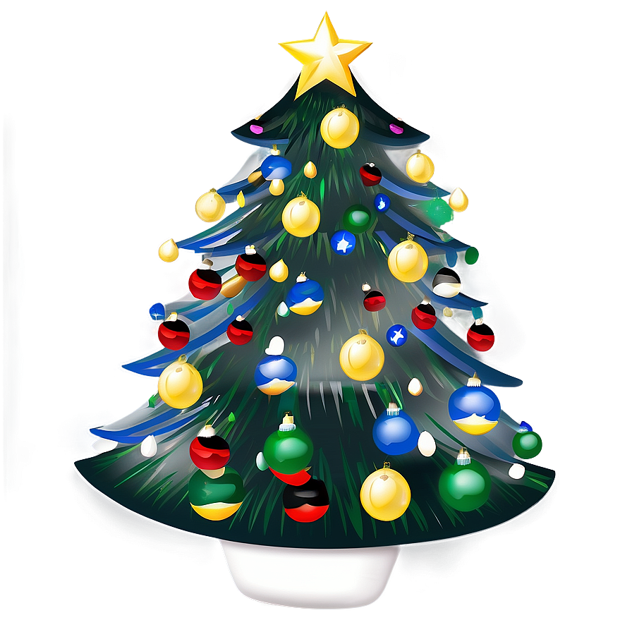 Christmas Tree Transparent Clip Art Png 05262024 PNG