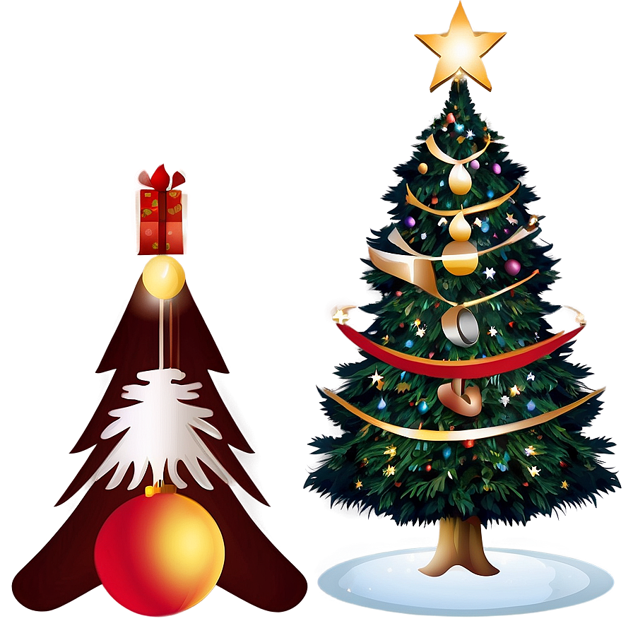 Christmas Tree Transparent Illustration Png Ebv81 PNG