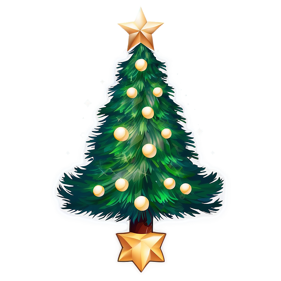 Christmas Tree With Star Transparent Png 19 PNG