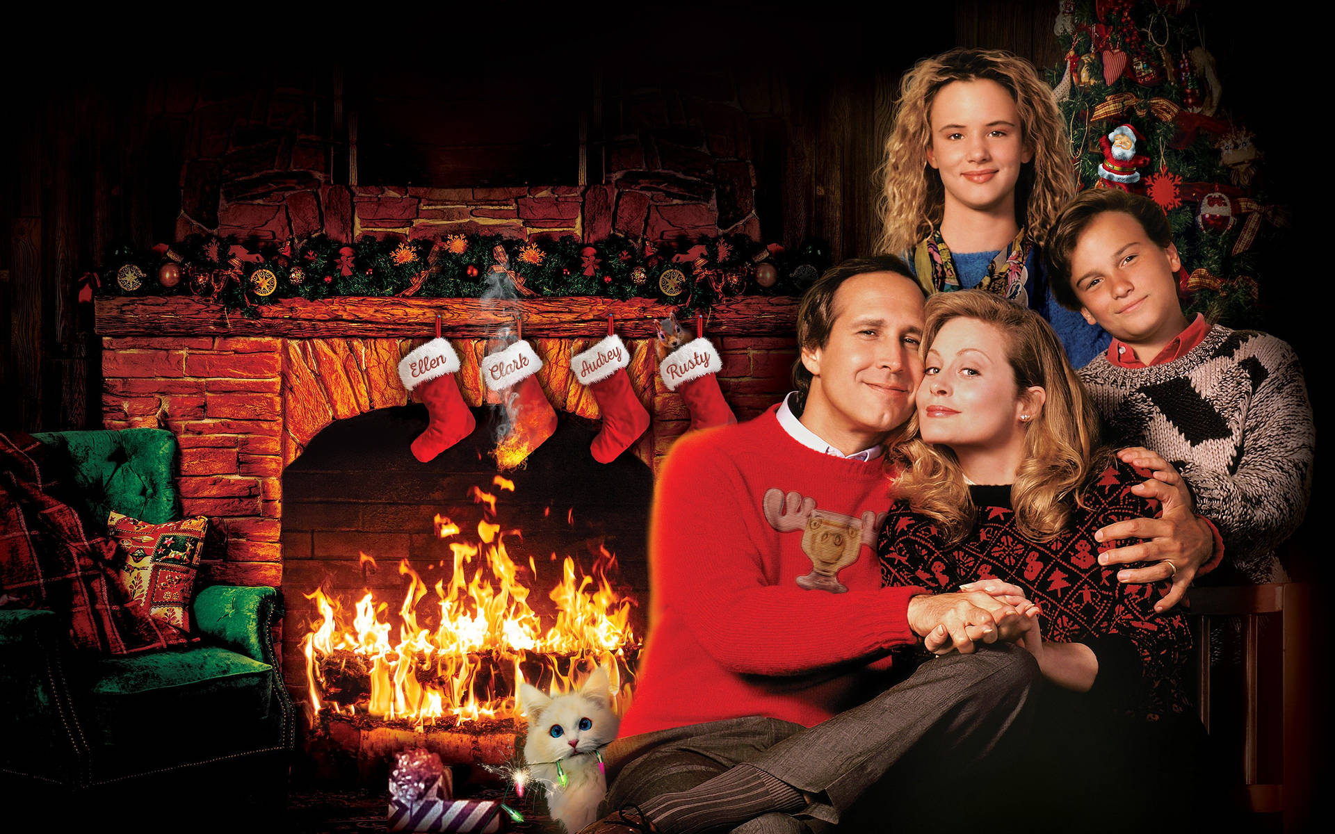 Christmas Vacation Griswold Family Poster Wallpaper